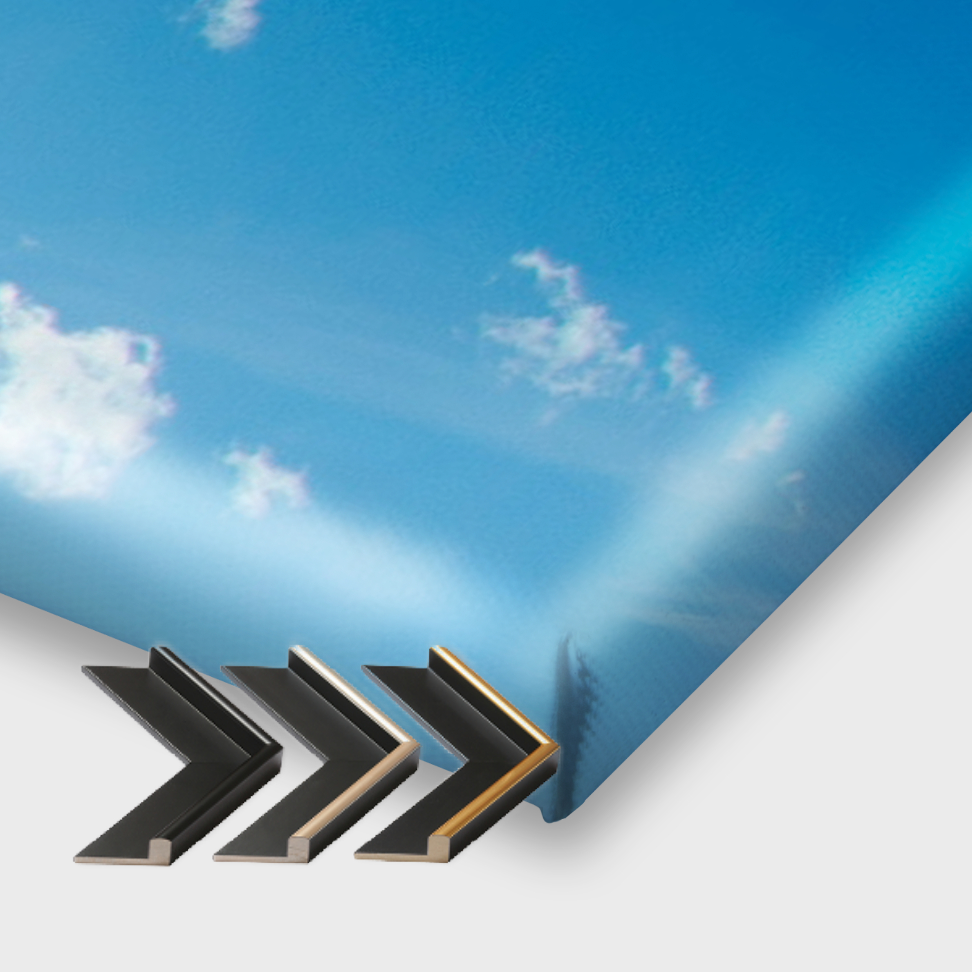 Leinwand Schattenfuge  MÜNCHEN Leinwand Schattenfuge  MÜNCHEN